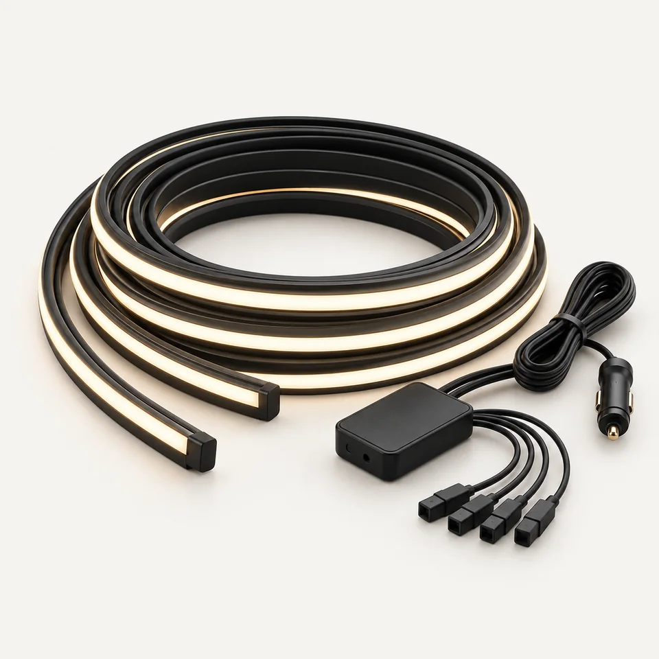 Illustrative unbranded lighting sample, not an actual product photograph